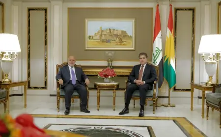 Neçirvan Barzani, Haydar Abadi ile görüştü