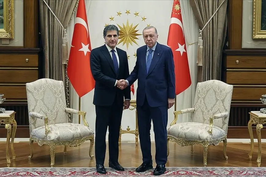 Neçirvan Barzani-Erdoğan görüşmesi başladı