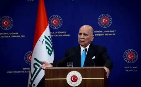 Fuad Husên: Me bi Tirkiyeyê re li ser pirsgirêka avê û ewlehiya herêmê gotûbêjên girîng kirin