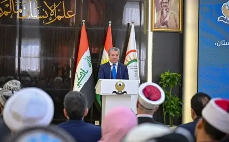 Mesrur Barzani: Din alimleri, zalimlere karşı Peşmergeyle omuz omuza durdu