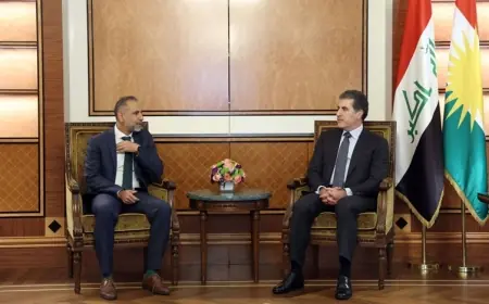 Neçirvan Barzani, İngiltere'nin Irak Büyükelçisini kabul etti