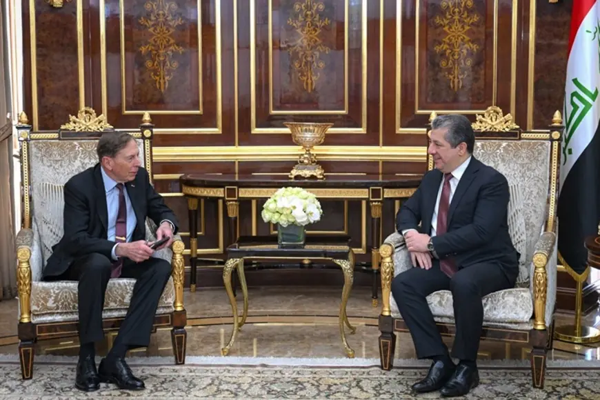 Mesrur Barzani, eski CIA Direktörü David Petraeus ile görüştü