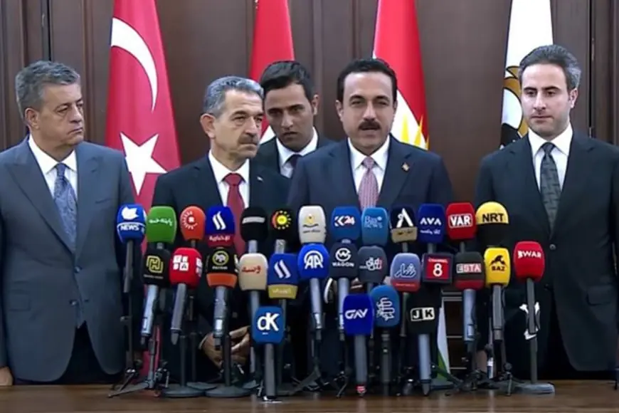 Şırnak Valisi Ekici, Erbil Valisi Xoşnaw ile bir araya geldi