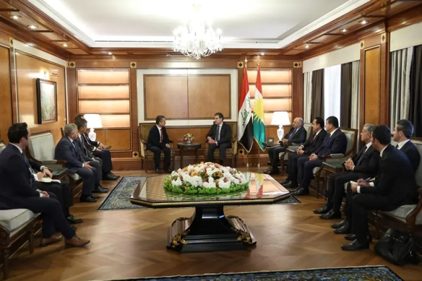 Neçirvan Barzani, Şırnak Valisi ve heyetiyle görüştü