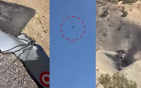 Kandil'de insansız hava aracı düştü