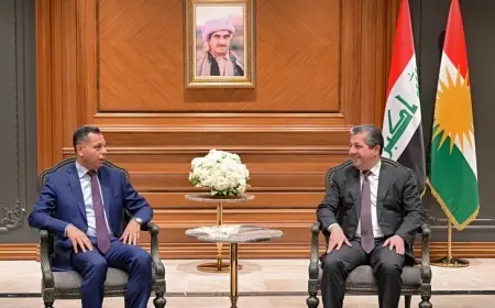 Mesrur Barzani ve Irak İstihbarat Servisi Başkanı ile görüştü