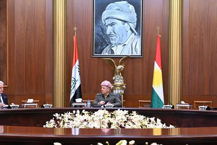 Başkan Barzani ve ENKS heyeti Suriye'deki durumu görüştü