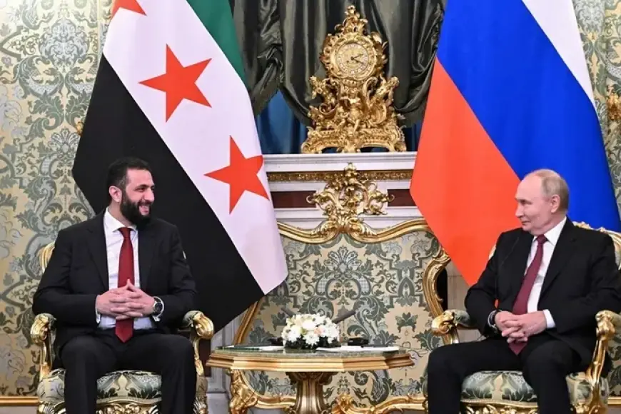 Şara, Moskova’da Putin ile görüştü: İlk ziyaretin gündemi Esad ve askeri üsler