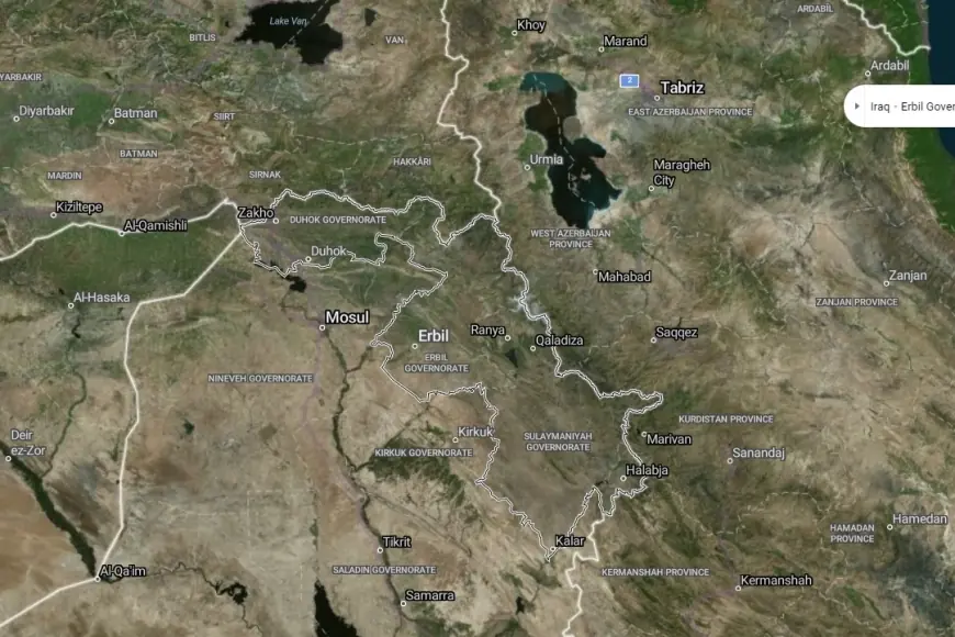 Google, Kürdistan Bölgesi haritasını çizdi