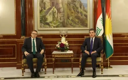 Neçirvan Barzani, Türkiye’nin Bağdat Büyükelçisi İnan’ı kabul etti