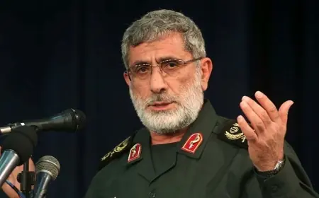Medyaya Iraqê: Îsmaîl Qaanî bi serdaneke neragihandî gihîşt Bexdayê