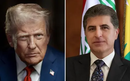 Trump nameyek ji Nêçîrvan Barzanî re şand