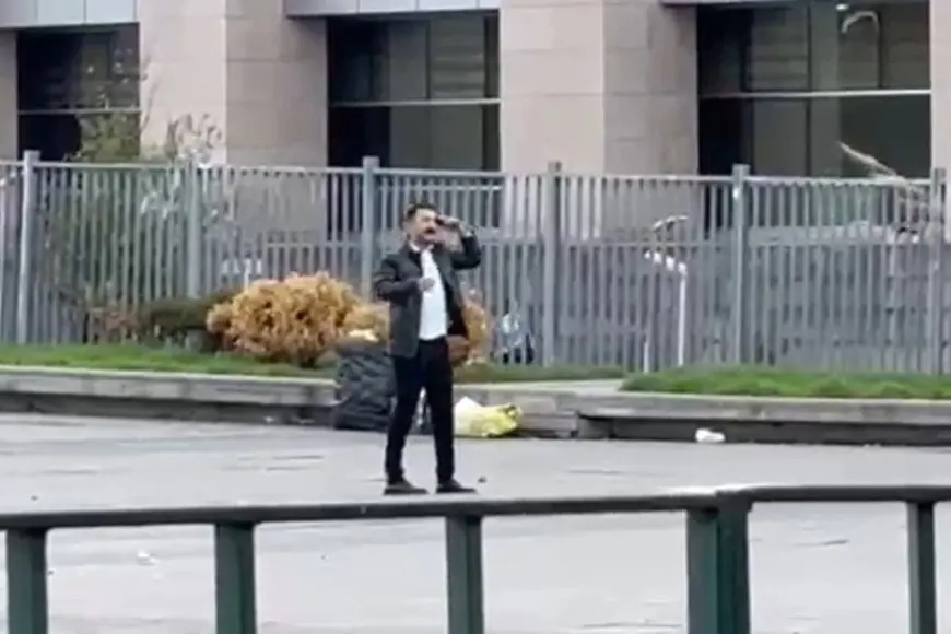 İstanbul: Çağlayan Adliyesi önünde silahlı eylem