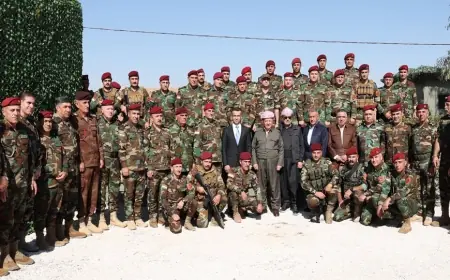 Başkan Barzani Peşmerge mevzilerini ziyaret etti