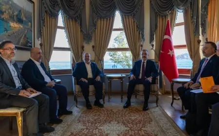 Hakan Fidan, Hamas Siyasi Büro üyeleriyle görüştü