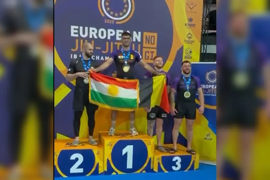 Kürt sporcu Avrupa şampiyonu oldu