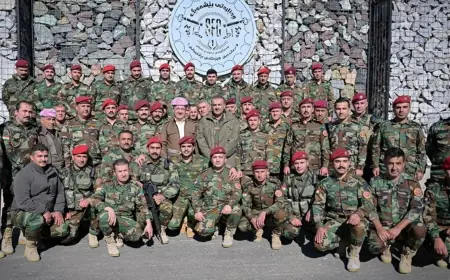 Serokwezîr Mesrûr Barzanî serdana Hêzên Pêşmerge kir