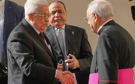 Papa 14. Leo ile Filistin lideri Abbas görüştü