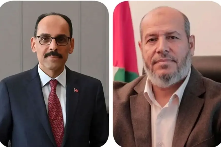 MİT Başkanı Kalın, Hamas heyetiyle bir araya geldi