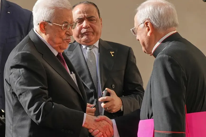 Papa 14. Leo ile Filistin lideri Abbas görüştü