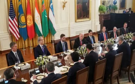 Trump ve Orta Asya liderleri Washington zirvesinde kritik maden anlaşmasına imza attı