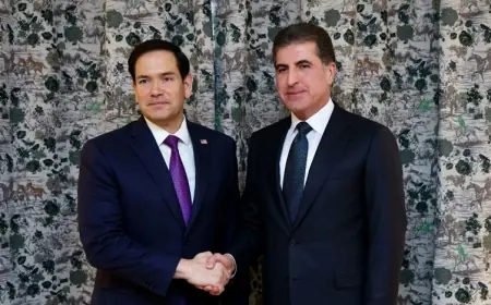 Marco Rubio ji bo destpêkirina diyaloga PKK û Tirkiyeyeyê spasiya Nêçîrvan Barzanî kir