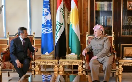 Başkan Barzani, BM Genel Sekreteri'nin Irak Özel Temsilcisini kabul etti