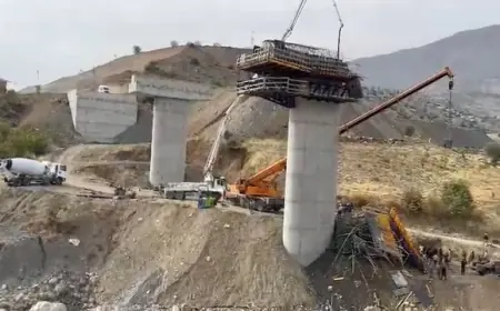 Diyarbakır'da köprü inşaatında çökme! Ölü ve yaralılar var