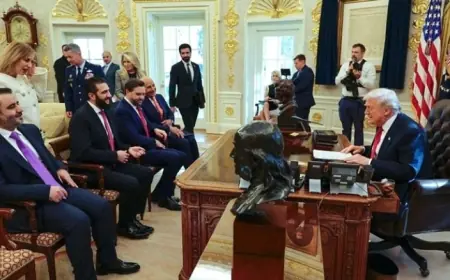 Suriye lideri Şara Beyaz Saray’a ana kapıdan alınmadı