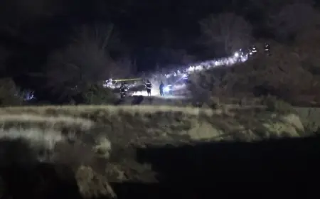 Gürcistan'da düşen uçağın enkazına ulaşıldı: 20 personelden bazılarının kimliği belli oldu