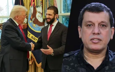 Mezlûm Ebdî li ser hevdîtina Trump û Ehmed Şer daxuyaniyek belav kir