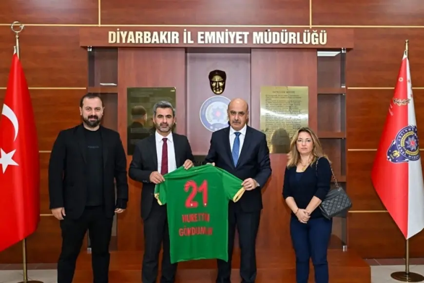 Amedspor'dan Diyarbakır Emniyet Müdürü'ne ziyaret
