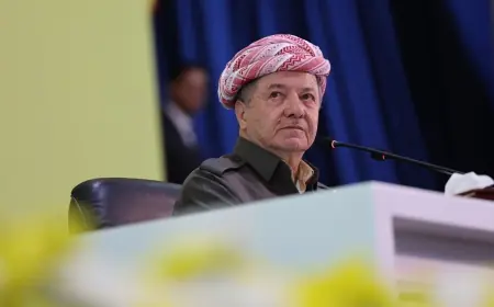 Mesud Barzani'den Irak Cumhurbaşkanı'na taziye mesajı
