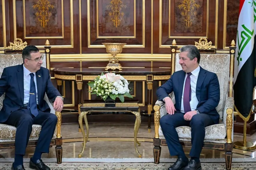 Mesrur Barzani, Ürdün Krallığı'nın yeni Erbil Başkonsolosunu kabul etti