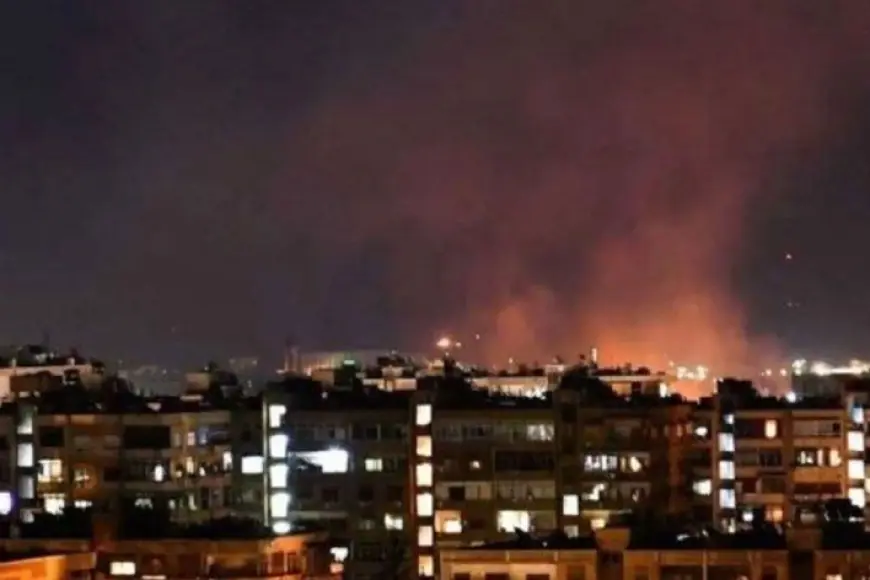 Suriye'nin başkenti Şam'a füzeli saldırı