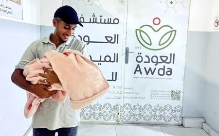 Gazze’de yeni doğan bebeğe 'Kürdistan' adı verildi