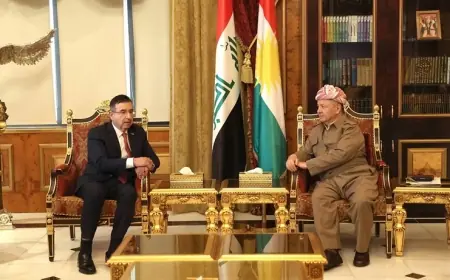 Ürdün Kralı, KDP'nin zaferinden dolayı Başkan Barzani'yi tebrik etti