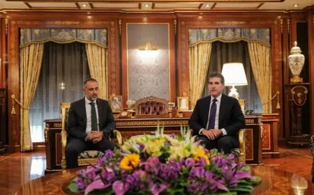 Nêçîrvan Barzanî Balyozê Brîtanyayê pêşwazî kir