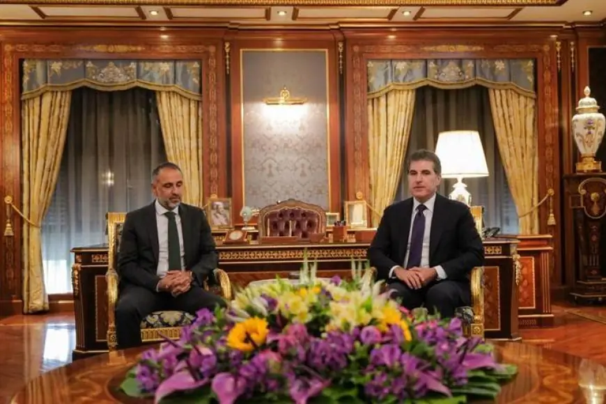 Nêçîrvan Barzanî Balyozê Brîtanyayê pêşwazî kir