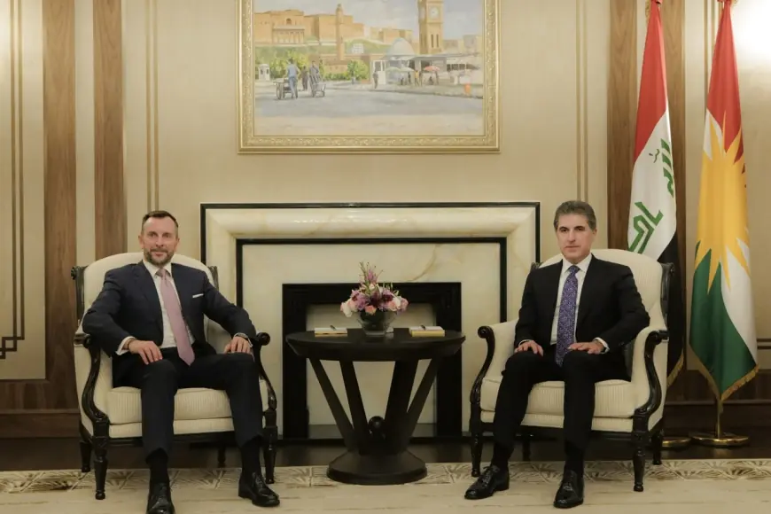 Neçirvan Barzani, İtalya'nın Irak Büyükelçisi ile görüştü