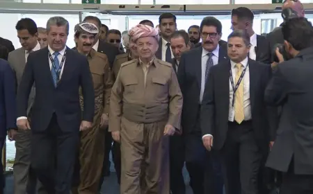 Başkan Barzani, MEPS2025 için Duhok’ta