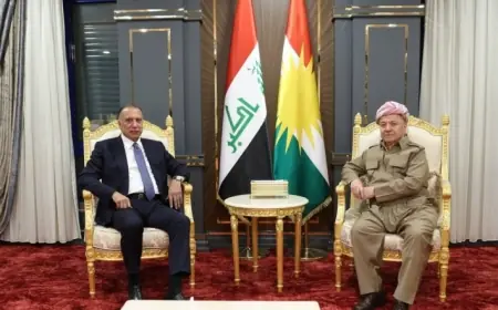 Başkan Barzani, Kazımi ile Irak Seçimlerini Değerlendirdi