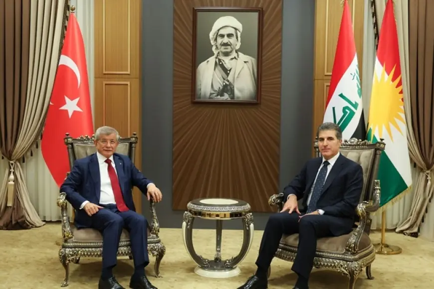 Nêçîrvan Barzanî û Davutoglu: Serketina pêvajoyê ji bo herêmê girîng e