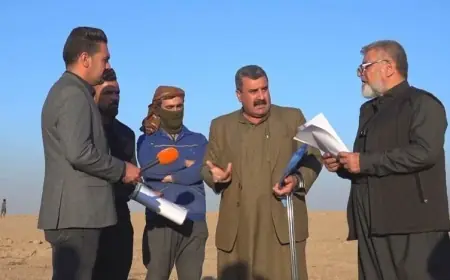 Kerkük'te yerleştirilen Araplar, Kürt çiftçilerin arazilerini sürüyor