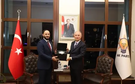 Halep Valisinden AK Parti’ye ziyaret