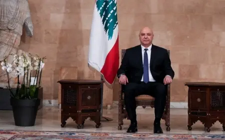 Lübnan Cumhurbaşkanı: İsrail ile müzakereye hazırız