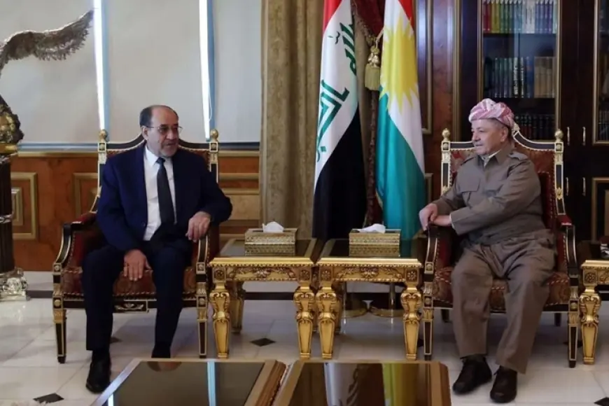 Mesud Barzani -Maliki görüşmesi: Hükümet kurma süreci ele alındı