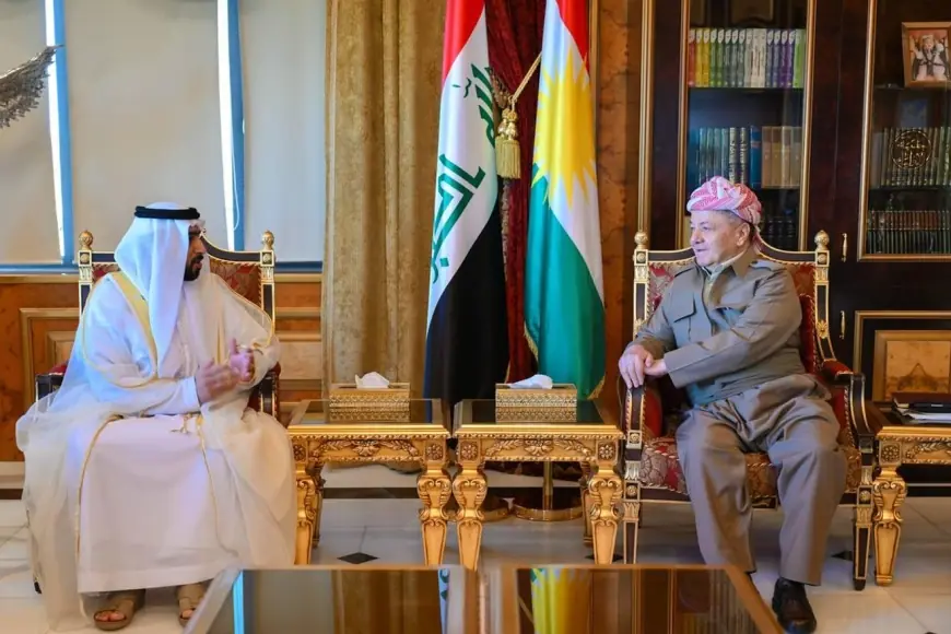 Serok Barzanî û Konsulê nû yê Îmaratê civiyan