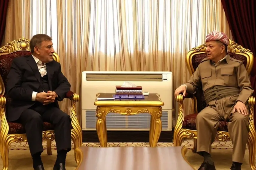Mesud Barzani, Iraklı siyasetçi İzzet Şabender’i kabul etti