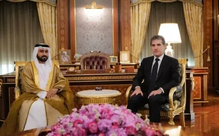 Nêçîrvan Barzanî Konsulê nû yê Îmaratê pêşwazî kir